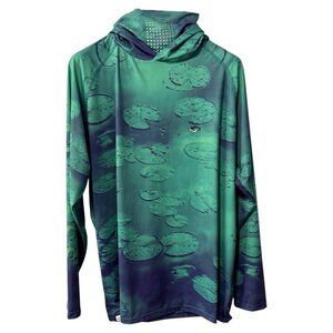 FAT BASS‎ "LILY CAMO" PERFORMANCE SHIRT Size XXL Fishing shirt
